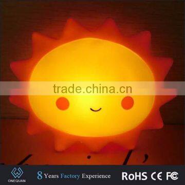 sun mini led sensor nightlight electric fancy lights mini lamp