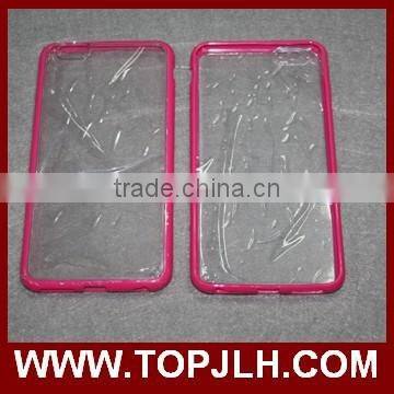 elegant UV Case for Iphone 6 plus , for Iphone6 plus UV printable mobile phone case with tpu side and transparent back