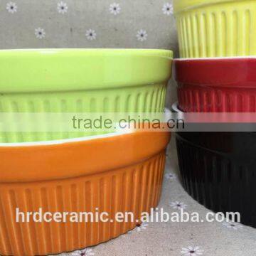 Stocked Colorful Round Shape Sala Bowl,ceramic Soup Bowl for Microwave Oven photo-3