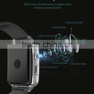 MTK2502 Smart Watch Support Heart Rate Monitor SIM Card Message Push Bluetooth Smartwatch Sports Clock for Android IOS photo-2