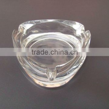 glasss ashtray / heart shape glass ashtray / triangle glass ashtray