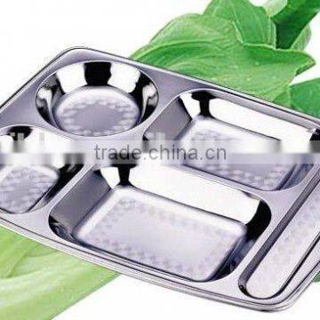SS18/8 Stainless Steel Fast Food Tray photo-2