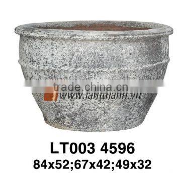 Vietnam Wholesale Pottery Antique Black & White Home Pot