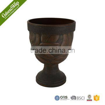 Decorative Garden Fiber Clay Pots From Greenship/ 10 Years Lifetime/ Lightweight/ UV Protection/ Eco-friendly photo-2