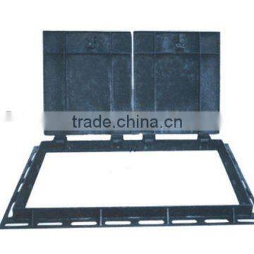 Casting EN124 C250 D400 ductile iron sewer drain manhole cover