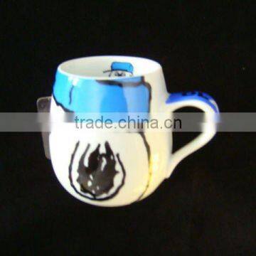 Printing melamine milk cup with handle/ printing coffee melamine mug with handle