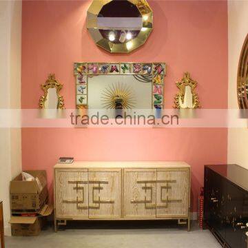 Stainless Steel Bathroom Round Shape Wall Mounted Mirror photo-6