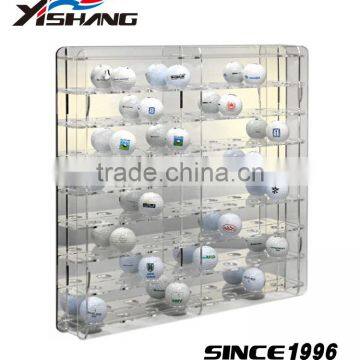 Customize countertop acrylic case golf ball display