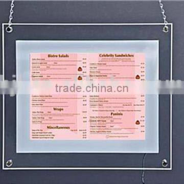 Restaurant/hotel/bar Clear Acrylic Creative Menu Holders