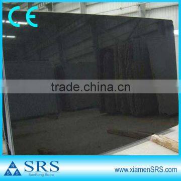 China absolute black 2cm granite slab