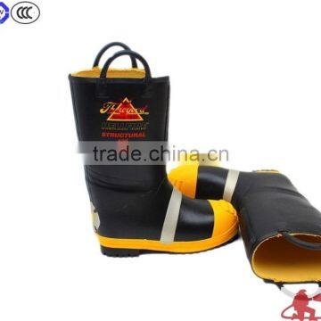 Steel Toe Fire Safety Boots Long Rubber Boots Fire Retardant Safety Wear Fire Retardant Shoes Construction Boots photo-3
