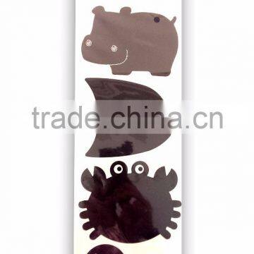 Cute Hippo, Fish, Crab, Duck Design Decorative Chalkboard Label for glass bottle, Chalkboard Label Sticker