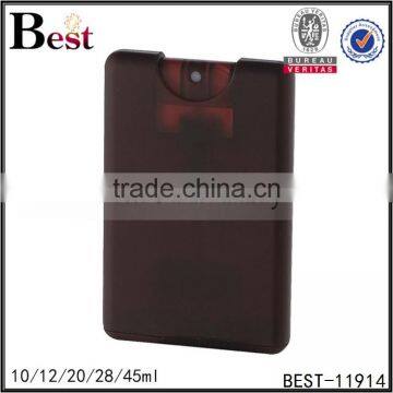 2017 Hot New Products Cosmetic 10ml 20ml 45ml Orange Credit Card Perfume Bottle Plastic Cover Spray Glass Bottle Perfume photo-2