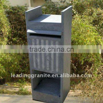 blue limestone letterbox