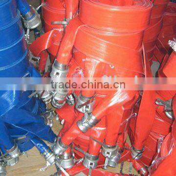 Red PVC Layflat Hose