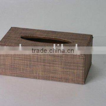 wooden tissue box