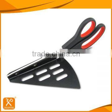 9-3/4'' Passed food grade test pizza cutting scissors with PP+TPR handle