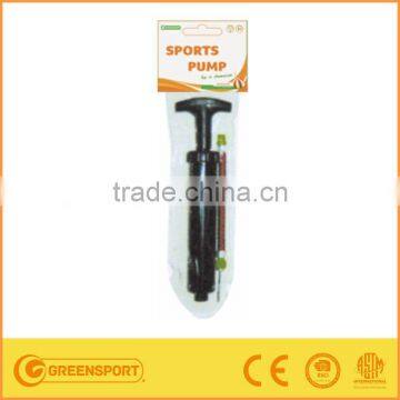 Plastic mini hand inflator air pump with needle