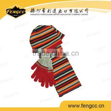 Customized Design Fashion Knitted Set, Scarf, Hat, Gloves photo-6