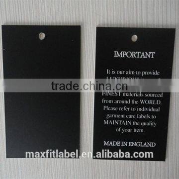 2017 China Custom Jeans Plastic Hang Tag With String photo-5