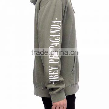 New Times Propaganda Dusty Light Army Green Hoodie photo-4