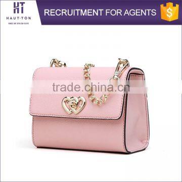 New Style Fashion Woman Genuine Split Cow Leather Messenger Bag Top Selling Casual Ladies Chain Shoulder Bag For Sale