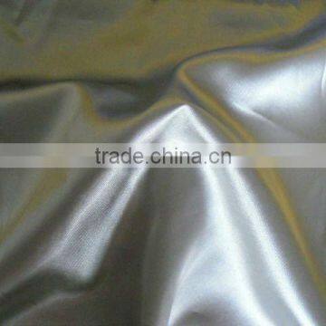 polyester stretch satin solid fabric for lining