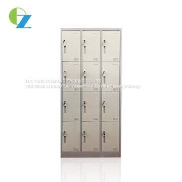 12 door steel locker with ventilation hole