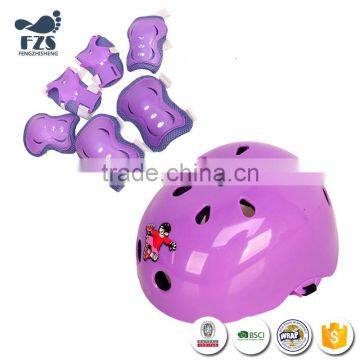 HFX0180 Wholesale roller skating protective gear wrist band and helmet for kids