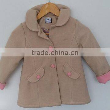 baby girl cute wool over coat for winter