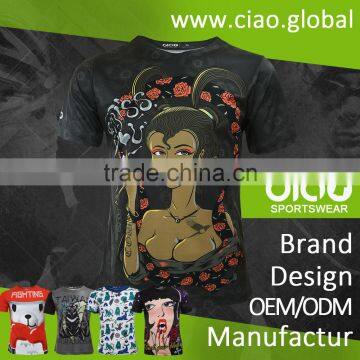 Top 10 Wholesale Clothing Custom Printing Logo Slim Fit t Shirt photo-3