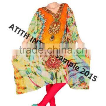 DIGITAL PRINT POLYESTER PONCHO photo-4