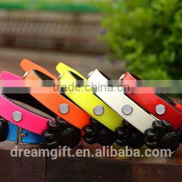 2015 New Design LED Flashing Dog Collar 6 PCS Diamond Amazing Beautiful Pet Collar photo-4