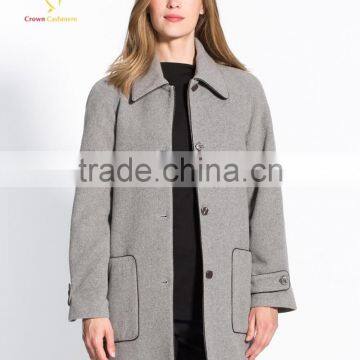 Ladies Cashmere Womens Coat Wool Cashmere Coat for ladies