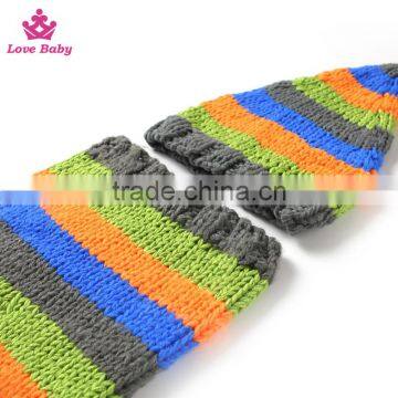 Wholesale Rainbow Stripe Crochet Baby Photo Prop Outfit LBP20160218-28 photo-4
