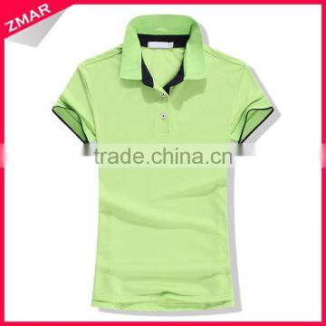 T shirt wholesale cheap women blank striped multicolor polo shirts