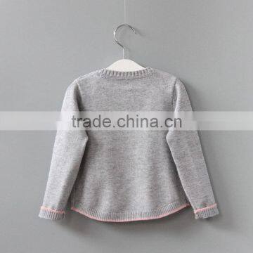 S17699A Children Sweaters Rainbow Pattern Girls Clothes Kids Sweaters photo-3