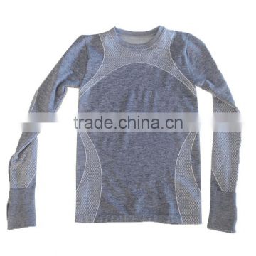 Wanyu spandex and nylon long sleeve t thirt sport wear