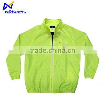 USB Rechargeable Flashing Safety Cycling Sports Long Sleeve Jacket