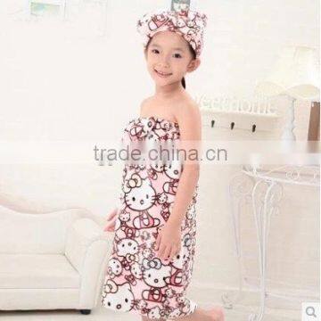 China Cheap Promotional Products Baby Girls Wool Towel Bathrobe photo-3