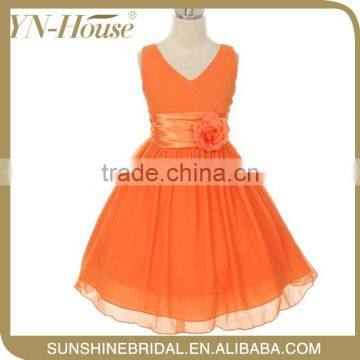 Fashionable high quality girl party wear dress for baby girls party wear
