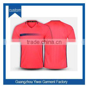 Hot selling cheap custom soccer wear with short sleeves