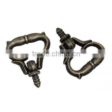 Wholesale Iron Based Alloy Antique Bronze Jewelry Wooden Box Pull Handle Knobs photo-3