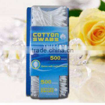 Disposable wood stick cotton swab