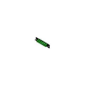 Single Mode / Multimode / OM3 SC Fiber Adapter Panel Plate, 6 Ports