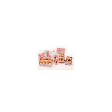 Stripe Pattern Different Size/Shape Cardboard Chocolate Strawberry Boxes