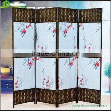 Wooden screen home decoration room dividers home decor wholesale folding screen room partition room paravent GVSD022