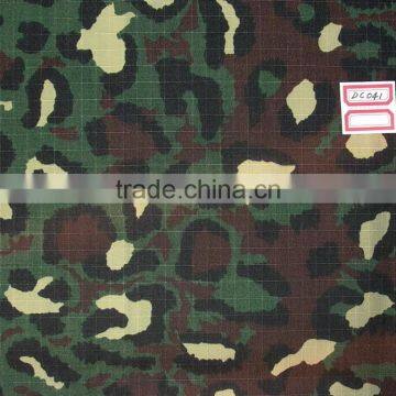 T65/C35 16X16 240gsm polycotton ripstop camoflage fabric