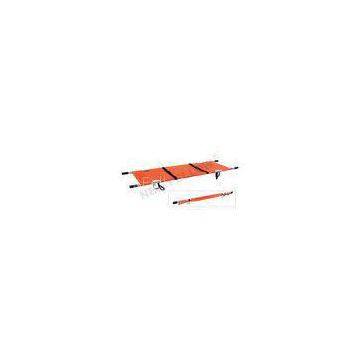 Aluminum Alloy PVC Fabric Foldaway Stretcher , Simple Mountain Rescue Stretcher