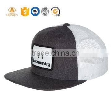 Wholesale Black 100% Cotton Blank Embroidery Patch Mesh Snapback Trucker Caps/hats
